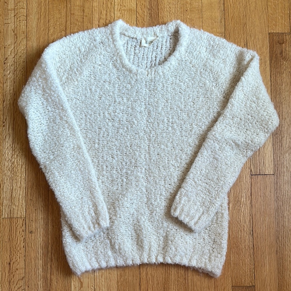 American Vintage Cream Crew Neck Sweater